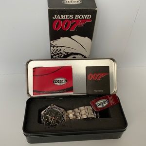 Vintage Fossil James Bond 007 quartz watch